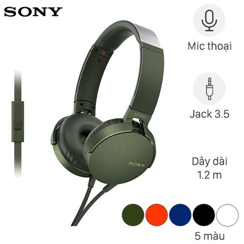 Tai nghe SONY MDR-XB550AP